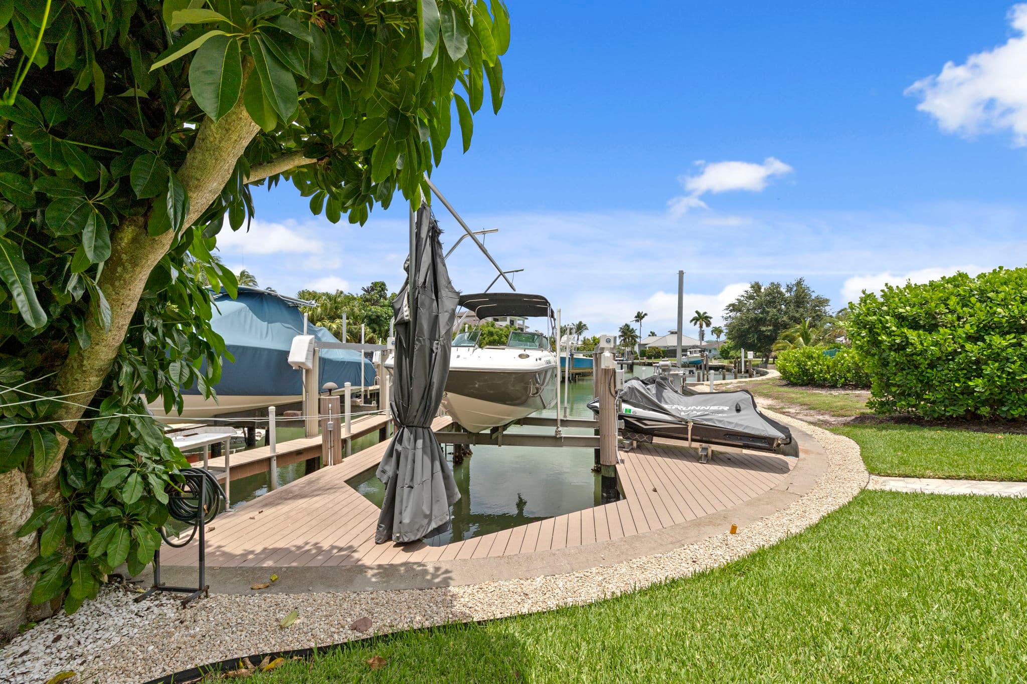 1066 Ruppert Rd Marco Island — boat dock and canal view